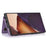 For Samsung Galaxy S22 Ultra 5G Foldable Wallet Design Leather Coated TPU Phone Case Shockproof Mobile Phone Shell - Purple - 2