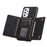 For Samsung Galaxy A52 4G / 5G / A52s 5G Wallet Kickstand Phone Case Leather Coated TPU Anti-drop Protective Shell - Black - 5