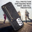 For Samsung Galaxy A52 4G / 5G / A52s 5G Wallet Kickstand Phone Case Leather Coated TPU Anti-drop Protective Shell - Black - 7