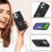 For iPhone 14 Pro Max 6.7 inch Retro Phone Case Leather Coated TPU Ring Holder Kickstand Feature Anti-fall Shell with Card Slots - Black - 6