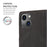 For iPhone 14 Plus PU Leather Full Protection Phone Wallet Case Flip Stand Protective Cover with Strap - Black - 6