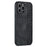 AZNS For iPhone 13 Pro Phone Case PU Leather Coated TPU Drop-proof Mobile Phone Cover - Black - 3