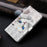 Phone Case For Samsung Galaxy S22+ 5G, Wallet Stand Style 3D Pattern Printing PU Leather + TPU Magnetic Shell with Strap - White Cat - 7