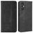 For TECNO Pova 3 4G Magnetic Auto Closing Retro Imprint Pattern Scratch Proof PU Leather Wallet Case Phone Stand Shell Cover - Black - 1
