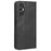 For TECNO Pova 3 4G Magnetic Auto Closing Retro Imprint Pattern Scratch Proof PU Leather Wallet Case Phone Stand Shell Cover - Black - 7
