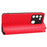 For TECNO Spark 8C 4G / Spark Go 2022 4G KG5 Case Imprinting Rhombus Pattern PU Leather Phone Stand  - Red - 3