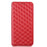 For TECNO Spark 8C 4G / Spark Go 2022 4G KG5 Case Imprinting Rhombus Pattern PU Leather Phone Stand  - Red - 7