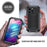 For iPhone 14 Pro Max 6.7 inch 2nd Generation Anti-scratch Phone Case Kickstand Sliding Camera Cover Phone Cover with Tempered Glass Screen Protector - Black - 4