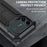 For iPhone 14 Pro Max 6.7 inch 2nd Generation Anti-scratch Phone Case Kickstand Sliding Camera Cover Phone Cover with Tempered Glass Screen Protector - Black - 6