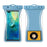 TPU Waterproof Bag for Under 7.2-inches Mobile Phone Beach Pool Phone Dry Bag with Floating Airbag - Grey Blue - 2