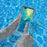 TPU Waterproof Bag for Under 7.2-inches Mobile Phone Beach Pool Phone Dry Bag with Floating Airbag - Grey Blue - 4