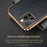 SULADA for iPhone 14 Pro Max 6.7 inch Litchi Texture Electroplating Anti-scratch Cover PU Leather Coated PC + TPU Mobile Phone Case - Black - 4