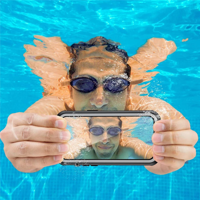 For iPhone 14 6.1 inch Transparent IP68 Waterproof Phone Case Drop-proof Full Protection Mobile Phone Cover - 2