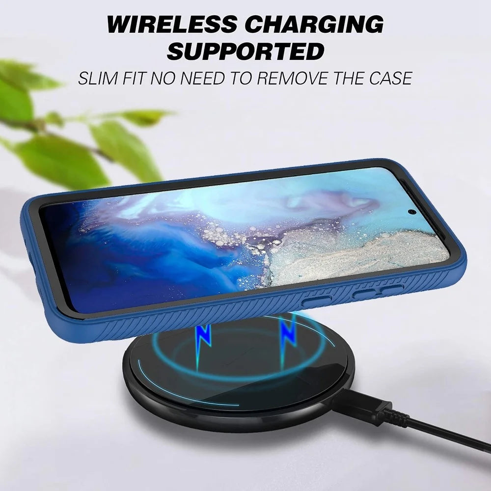 For Samsung Galaxy S20 Plus 4G / 5G Transparent Acrylic + PC Back Cover TPU Frame Anti-drop Cell Phone Case - Black - 3