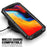 R-JUST for iPhone 14 6.1 inch Shockproof Hybrid Phone Case Protective Back Cover Kickstand with Screen Protector - Black - 3