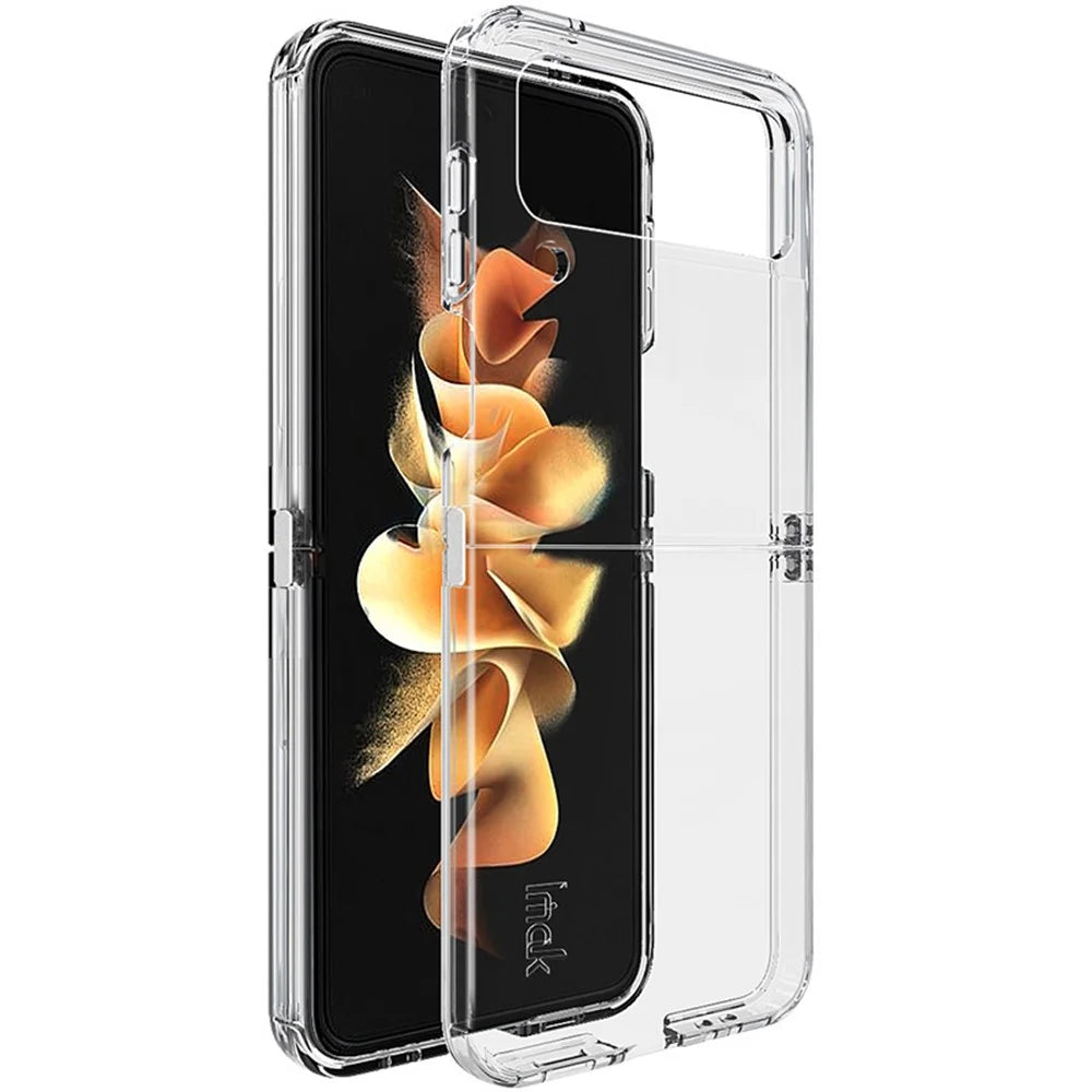IMAK UX-6 Series for Samsung Galaxy Z Flip4 5G Shockproof Airbags TPU Case Clear Anti-drop Phone Protective Cover - 1