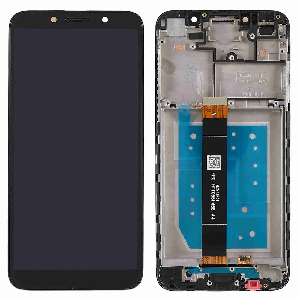 For Huawei Y5p Grade B LCD Screen and Digitizer Assembly + Frame Replacement Part (without Logo) - 1