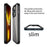 For iPhone 14 Pro Max 6.7 inch Push-pull Dust Plug Phone Case Anti-fingerprint Matte TPU + Acrylic Hybrid Phone Back Shell - Sapphire - 2