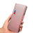 For Samsung Galaxy S20 FE / S20 FE 5G / S20 FE 2022 / S20 Lite Mirror Function PU Leather Stand Card Holder Case Magnetic Clasp Phone Cover - Rose Gold - 7