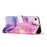 For iPhone 6 / 7 / 8 4.7 inch / SE (2020) / (2022) PU Leather Stand Case Marble Pattern Printing Magnetic Clasp Phone Wallet Cover with Strap - Purple - 3