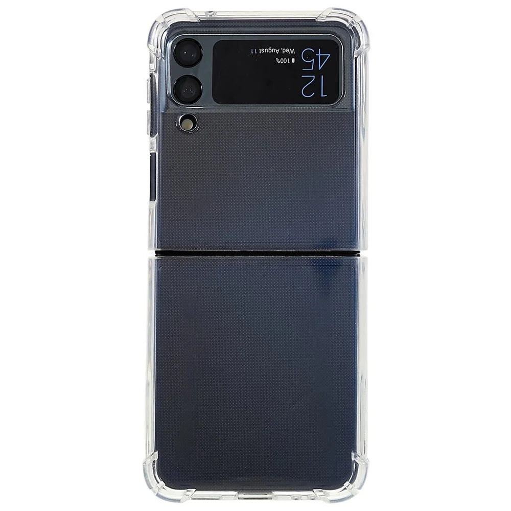 HD Clear Phone Shell Case for Samsung Galaxy Z Flip4 5G, Anti-Scratch Reinforced Corners Drop Protection TPU Phone Cover - 2