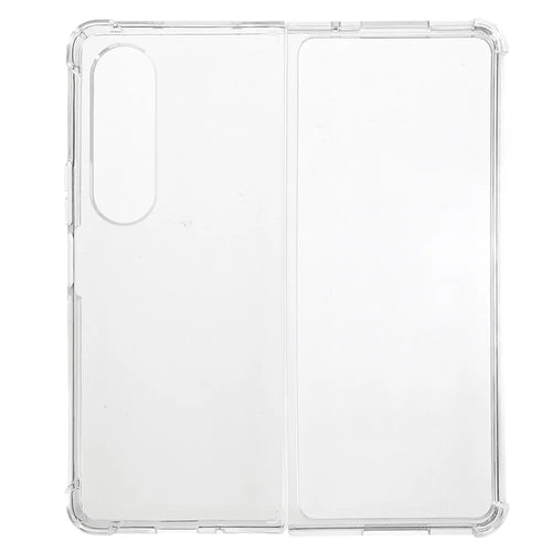 For Samsung Galaxy Z Fold4 5G Anti-Slip Crystal Clear Phone Case Reinforced Corners Drop Protection TPU Phone Cover - 1