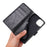 For iPhone 14 Plus Anti-scratch Phone Case Imprinted Butterflies PU Leather Flip Wallet Cover Stand Protective Phone Shell with Strap - Black - 5