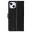 For iPhone 14 Plus Anti-scratch Phone Case Imprinted Butterflies PU Leather Flip Wallet Cover Stand Protective Phone Shell with Strap - Black - 7