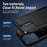 Shockproof Case for iPhone 14 6.1 inch, PC + TPU Phone Cover Anti-drop Back Protector Case - Black - 3