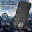 Shockproof Case for iPhone 14 6.1 inch, PC + TPU Phone Cover Anti-drop Back Protector Case - Black - 4
