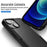 Shockproof Case for iPhone 14 6.1 inch, PC + TPU Phone Cover Anti-drop Back Protector Case - Black - 6