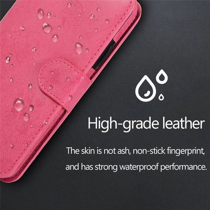 For iPhone 14 Pro Max 6.7 inch Anti-scratch Matte Retro Phone Shell Magnetic Absorption Detachable Inner TPU Case+PU Leather Cover Wallet - Dark Blue - 7