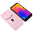 For Alcatel 1B (2022) Carbon Fiber Texture Smartphone Case PU Leather Magnetic Auto-absorbed Stand Card Holder Function Shockproof Phone Shell - Rose Gold - 2