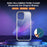 Clear Phone Case for iPhone 14 6.1 inch, Acrylic + TPU Anti-drop Cover with Tempered Glass Screen Protector - 2