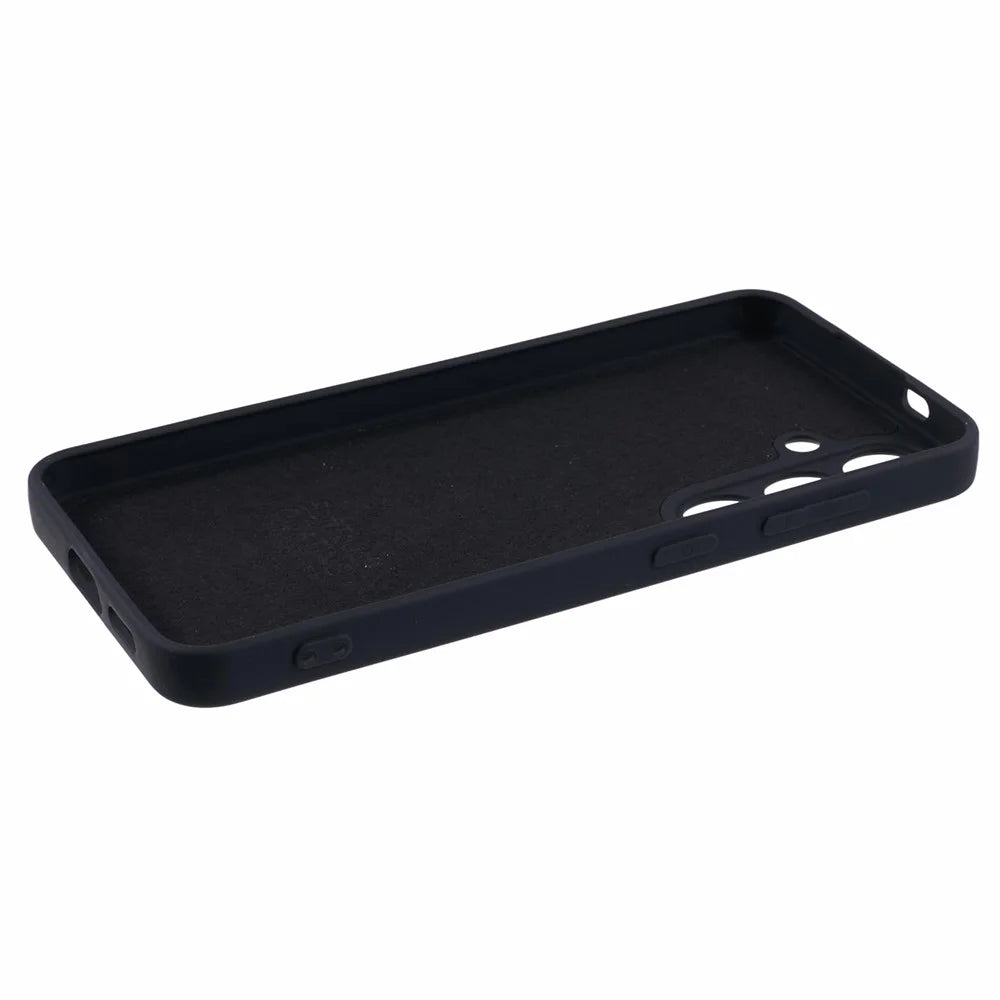X-LEVEL For Samsung Galaxy S23 FE Phone Case Liquid Silicone Texture Soft TPU Phone Cover - Black - 5