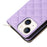 For iPhone 13 mini Case Leather Zipper Pouch Wallet Crossbody Phone Cover - Purple - 7