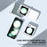 For Samsung Galaxy Z Flip7 FE 5G / Z Flip6 5G Case Woven Texture Hinge Protection Leather+PC Folding Phone Cover - White - 3