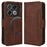 For Infinix GT 20 Pro 5G / X6871 Case Multiple Card Slots Leather Wallet Phone Cover - Brown - 1