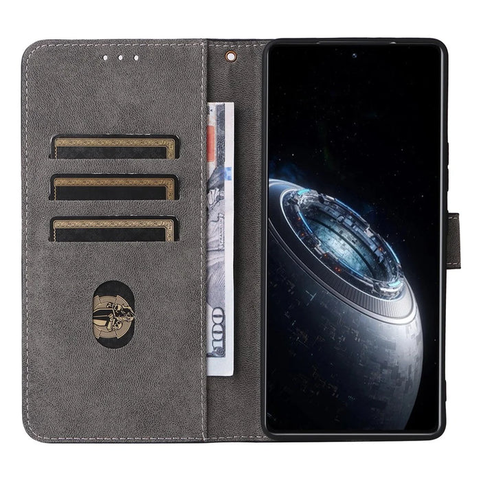 For Infinix GT 20 Pro 5G X6871 Case PU Leather RFID Blocking Phone Cover with Strap - Brown - 2