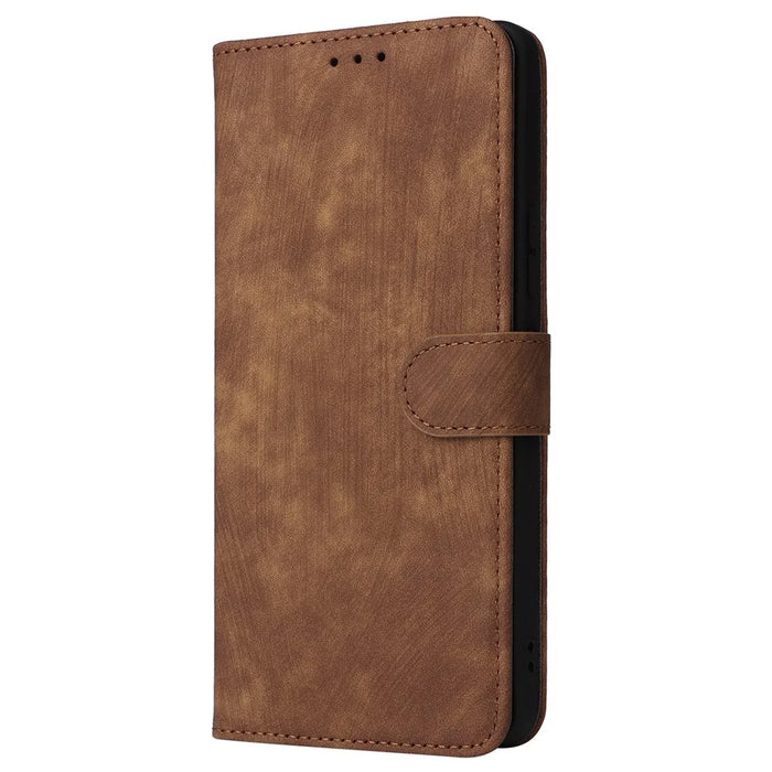 For Infinix GT 20 Pro 5G X6871 Case PU Leather RFID Blocking Phone Cover with Strap - Brown - 7