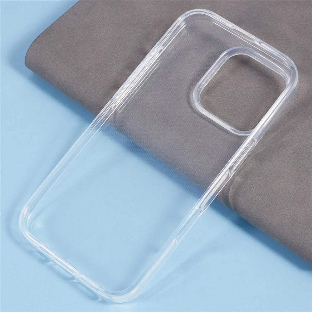10Pcs / Set For iPhone 16 Pro Case Clear TPU Watermark-Free Phone Protective Cover - 3