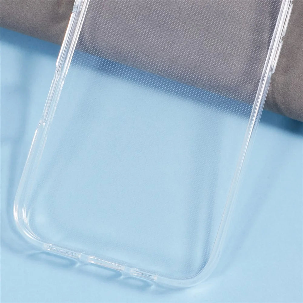 10Pcs / Set For iPhone 16 Pro Case Clear TPU Watermark-Free Phone Protective Cover - 6