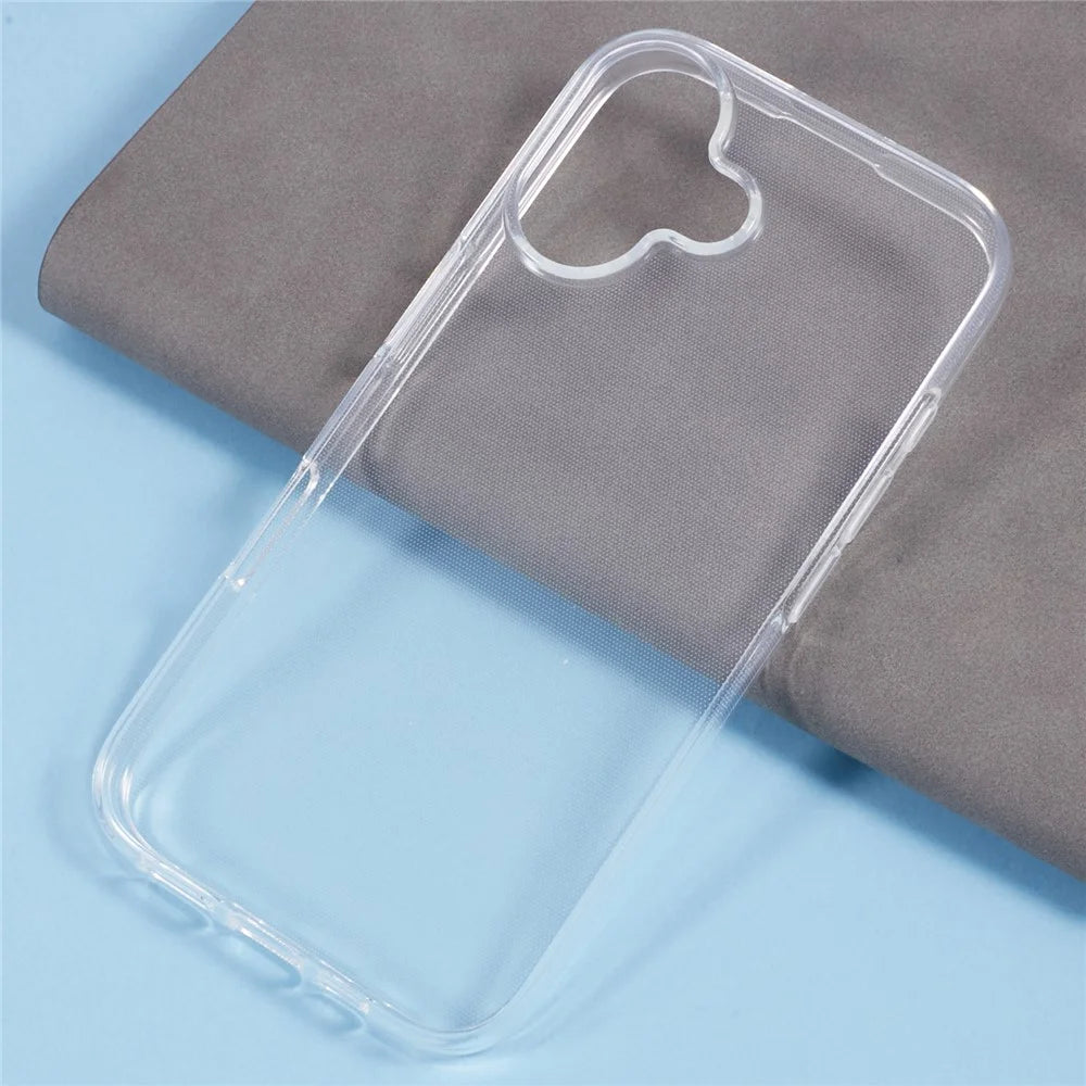 10Pcs / Set For iPhone 16 Plus Case Clear TPU Watermark-Free Shockproof Phone Cover - 4