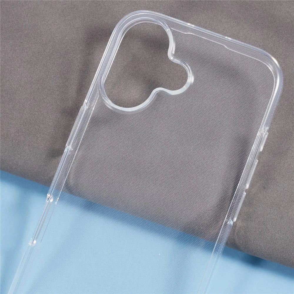 10Pcs / Set For iPhone 16 Plus Case Clear TPU Watermark-Free Shockproof Phone Cover - 5