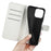 For iPhone 16 Pro Max Wallet Case Litchi Texture Phone Leather Cover - White - 4
