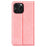 For iPhone 16 Pro Case PU Leather Wallet Folio Flip Phone Cover - Pink - 6