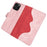 For iPhone 16 Pro Case Splicing Color PU Leather Phone Wallet Cover - Pink - 4