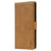 N.BEKUS CSJ-001 For iPhone 15 Pro Case Solid Color PU Leather Folio Phone Cover with Wallet - Brown - 5