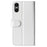 For Sony Xperia 10 VI Case Wallet Crazy Horse Texture Leather Phone Cover - White - 6