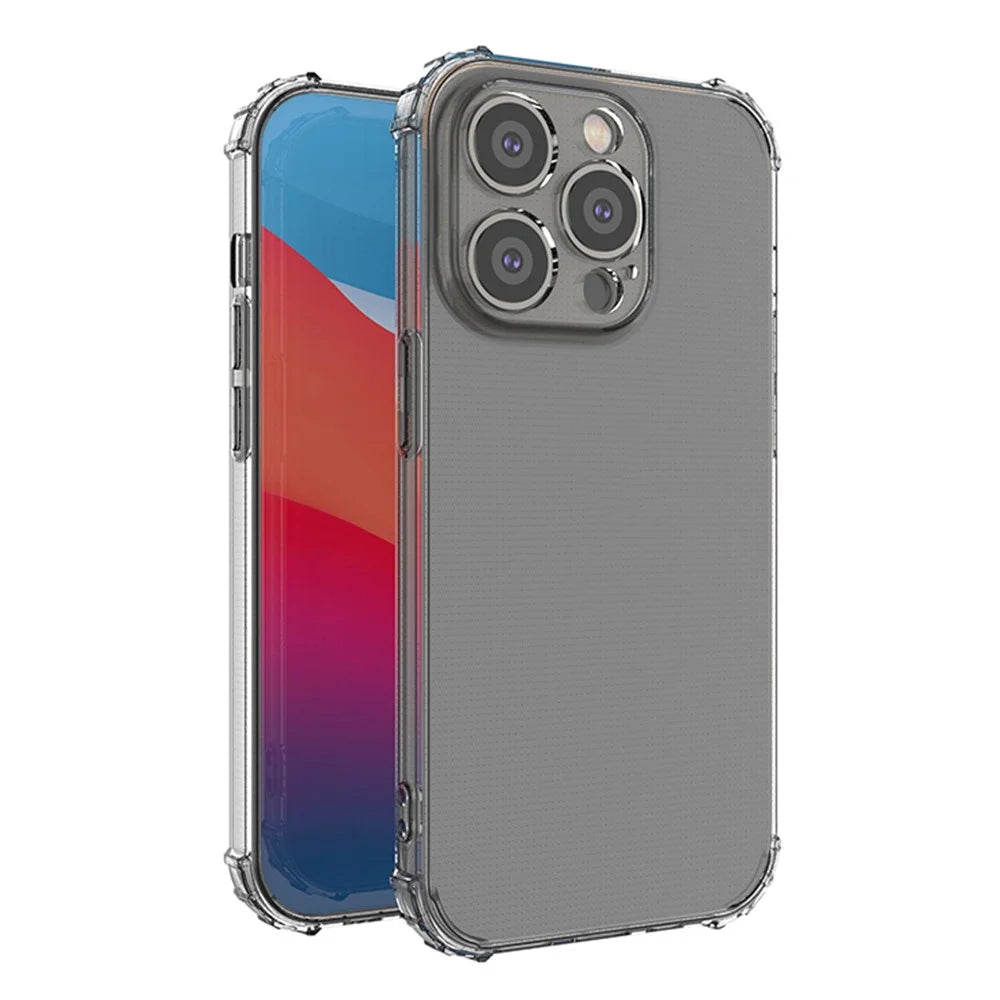 Soft TPU Case for iPhone 14 Pro Max 6.7 inch, Drop-proof Protection Transparent Cell Phone Cover - 2